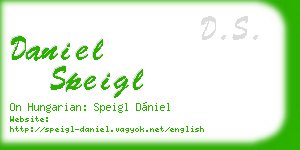 daniel speigl business card